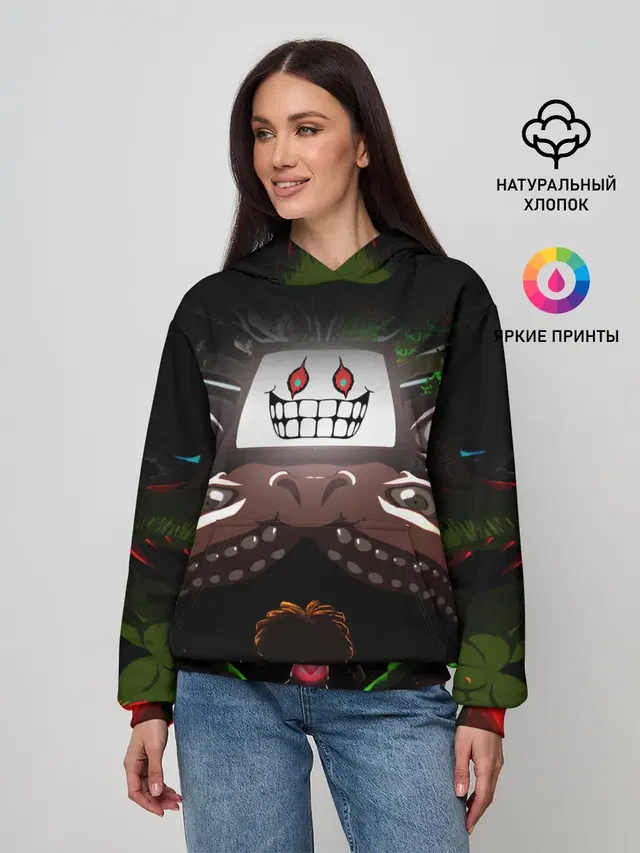 Женское худи с принтом «Omega Flowey»