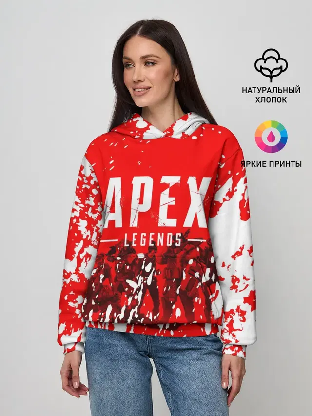 Женское худи с принтом «Apex Legends»