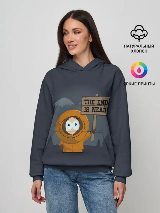 Женское худи с принтом «Kenny»
