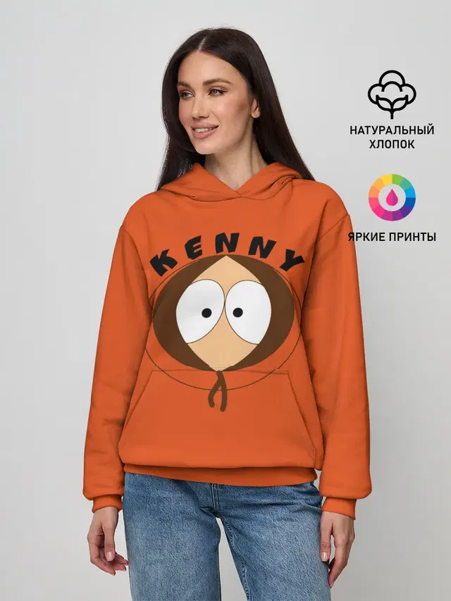 Женское худи с принтом «KENNY»