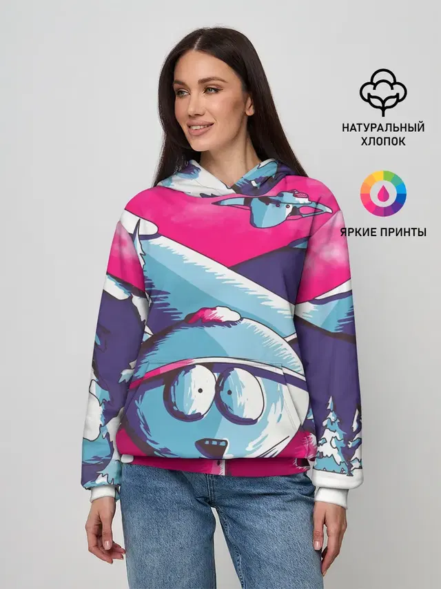 Женское худи с принтом «CARTMAN»