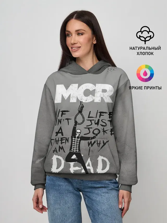 Женское худи с принтом «My Chemical Romance»