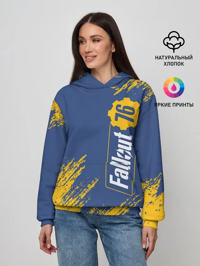 Женское худи с принтом «Fallout 76»