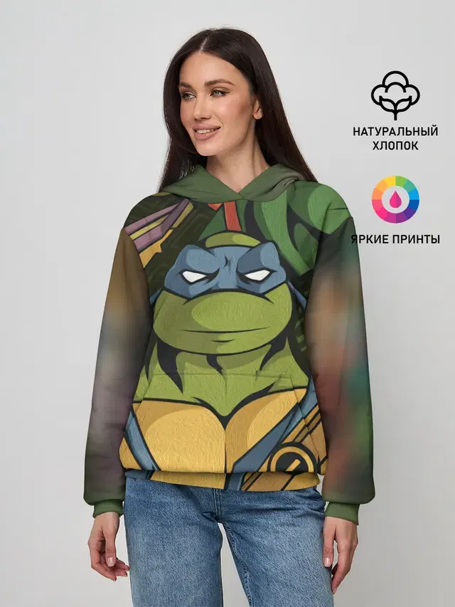 Женское худи с принтом «TMNT»