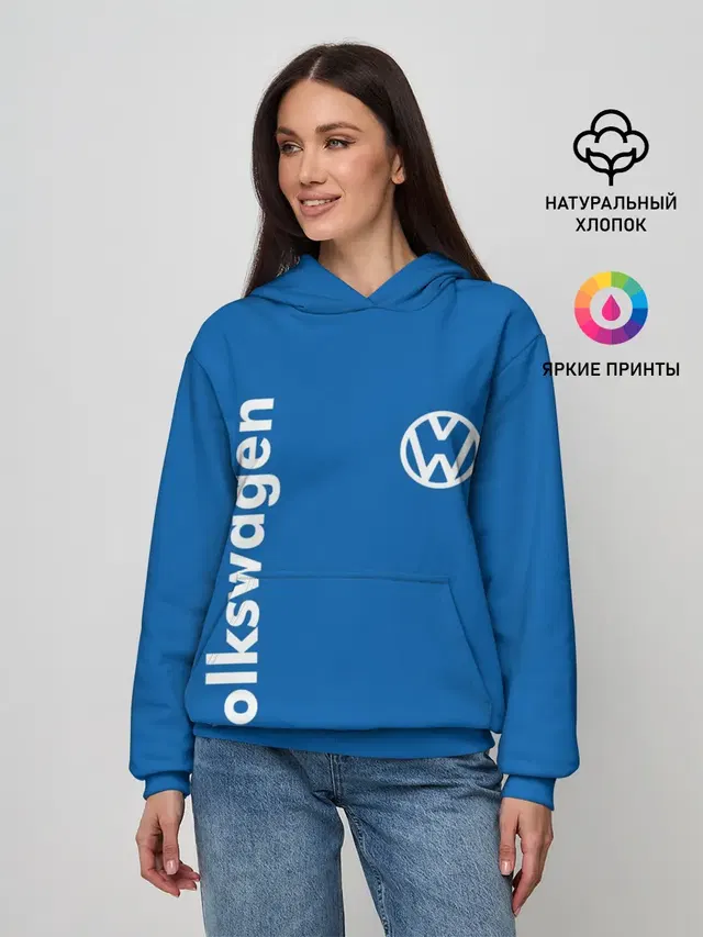 Женское худи с принтом «Volkswagen»