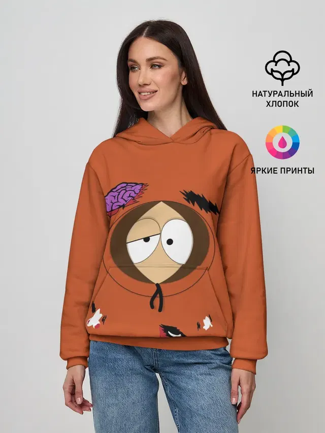 Женское худи с принтом «South Park. Dead Kenny»