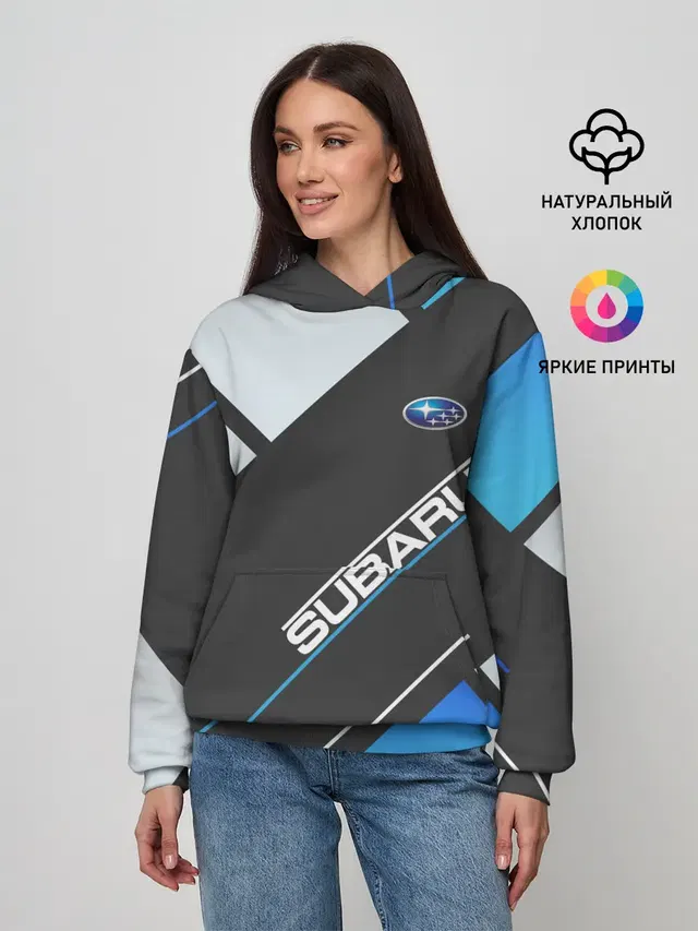 Женское худи с принтом «Abstract geometric pattern»