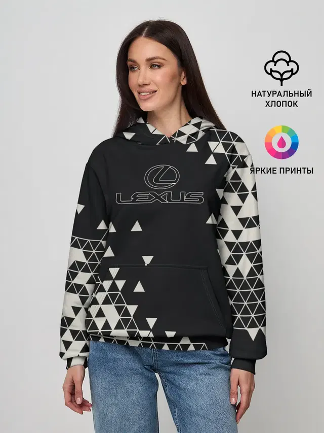 Женское худи с принтом «Lexus»