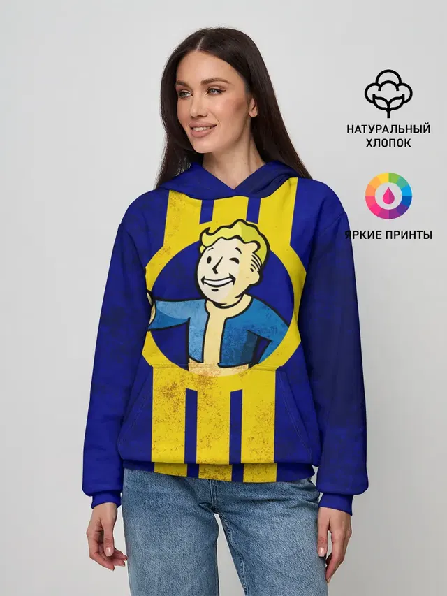 Женское худи с принтом «Fallout 4»