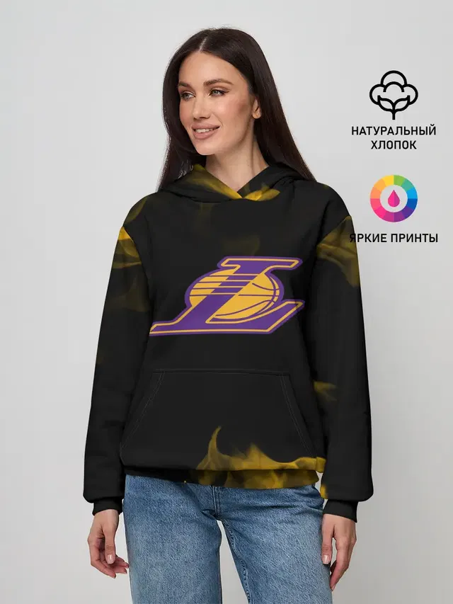 Женское худи с принтом «Лейкерс — Kobe Bryant»