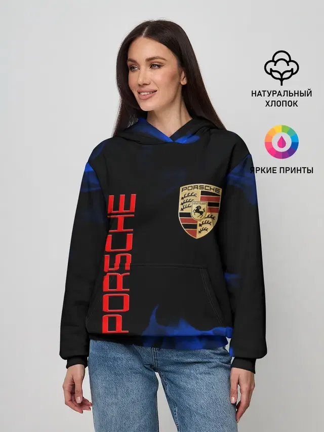 Женское худи с принтом «Porsche AG»