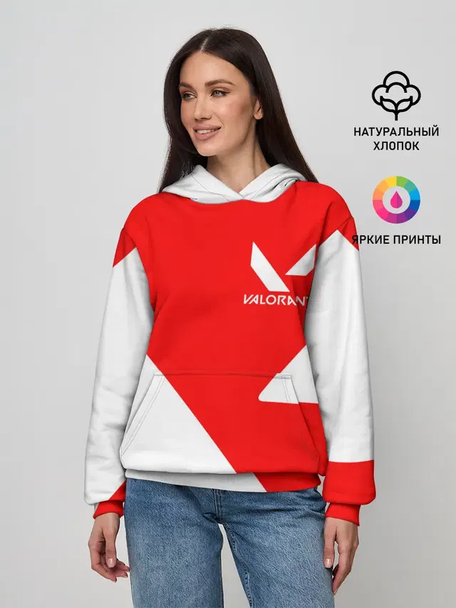 Женское худи с принтом «Logo»
