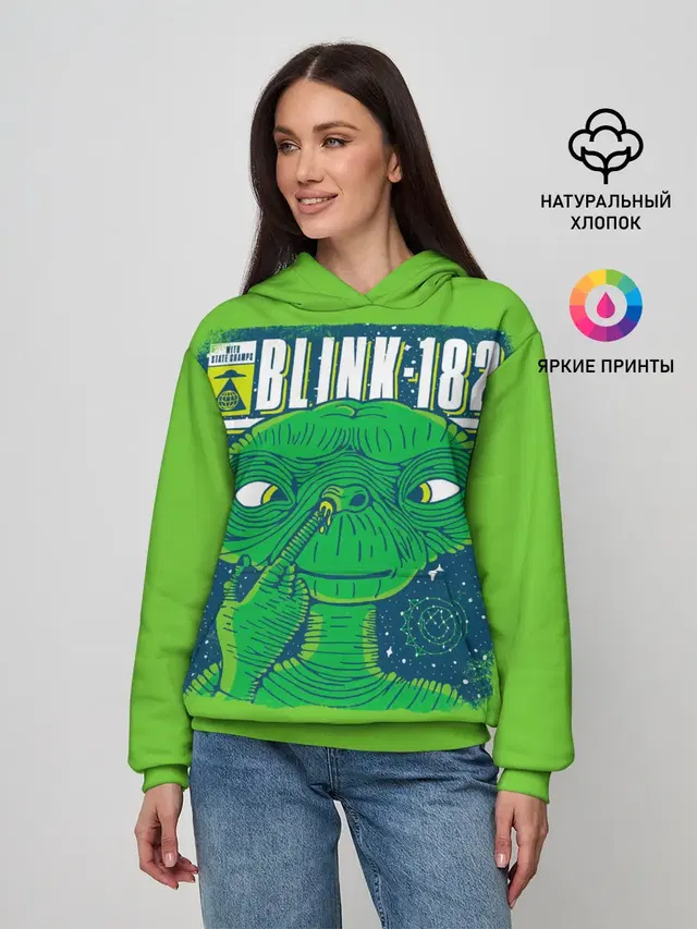 Женское худи с принтом «E.T.»
