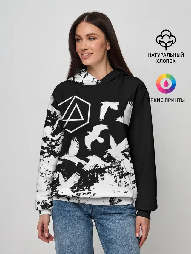 Женское худи с принтом «Linkin Park 1»