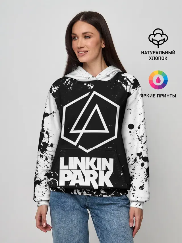 Женское худи с принтом «Linkin Park 2»
