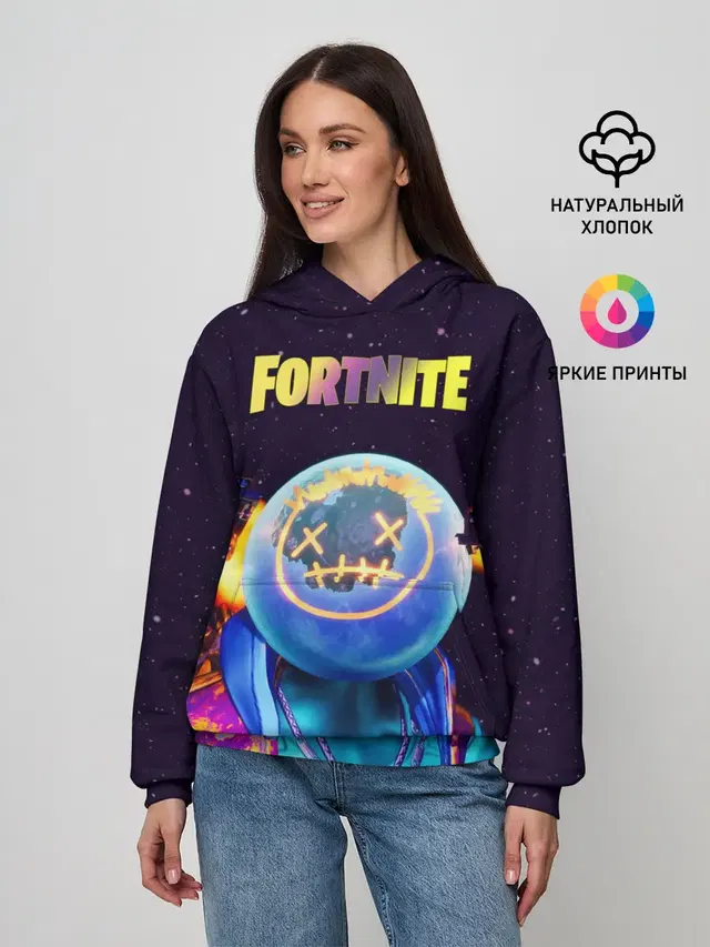 Женское худи с принтом «Фортнайт — Astro Jack Fortnite»