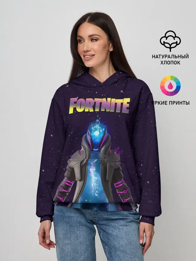 Женское худи с принтом «Фортнайт — Infinity Fortnite»