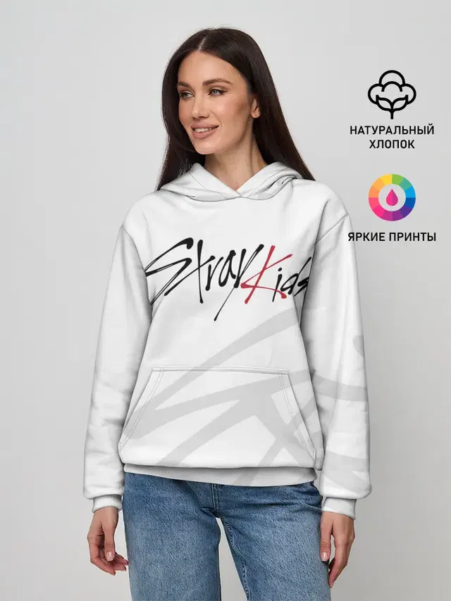 Женское худи с принтом «Stray Kids»