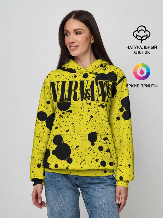Женское худи с принтом «Grunge»