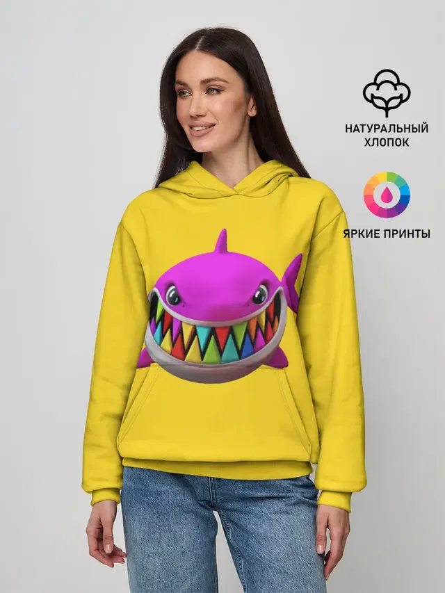 Женское худи с принтом «6IX9INE»