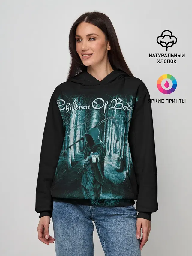 Женское худи с принтом «Children of Bodom — Children of Bodom 14»