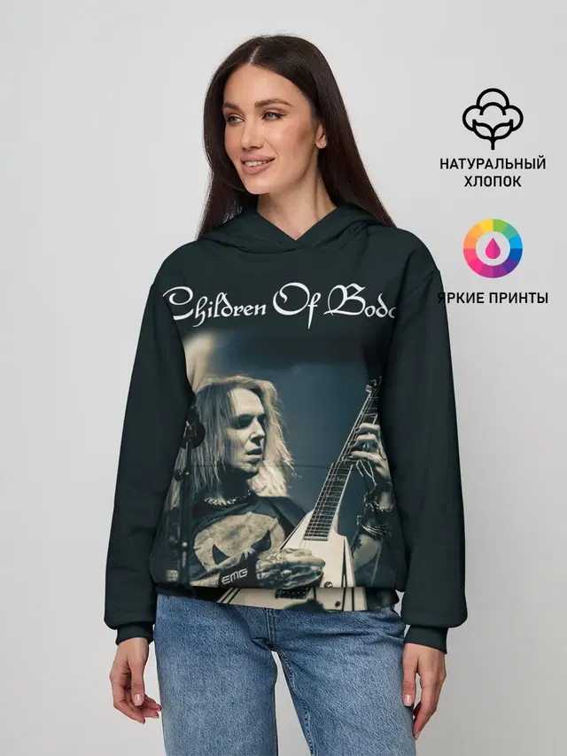 Женское худи с принтом «Children of Bodom — Children of Bodom 20»
