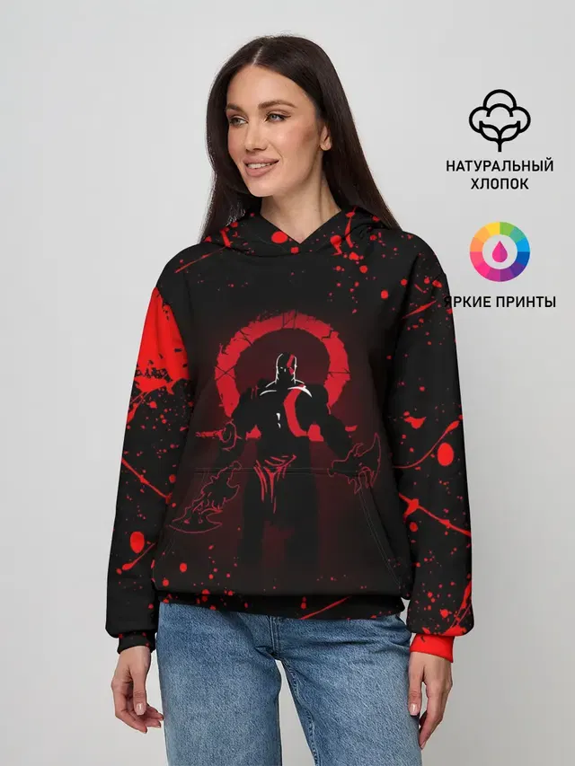 Женское худи с принтом «Omega symbol»
