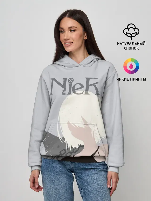 Женское худи с принтом «NieR»
