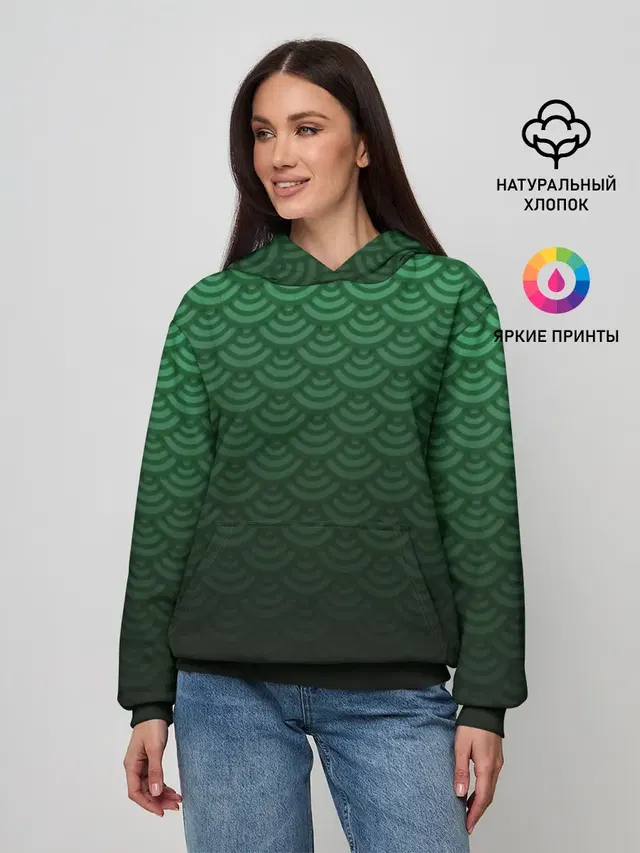 Узор зеленая чешуя дракон