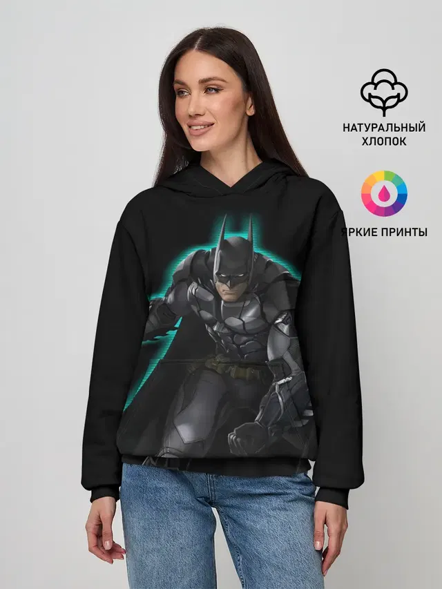 Женское худи с принтом «Batman Arkham Knight»