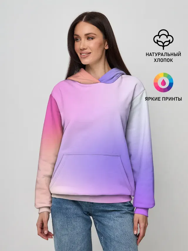 светлый градиент розовый мода