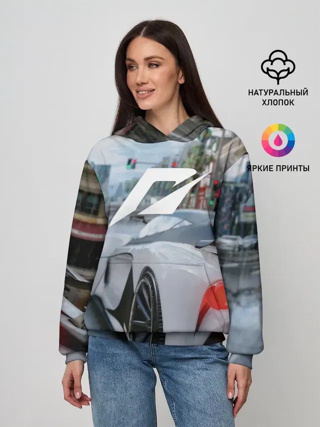 Женское худи с принтом «NFS Shift»