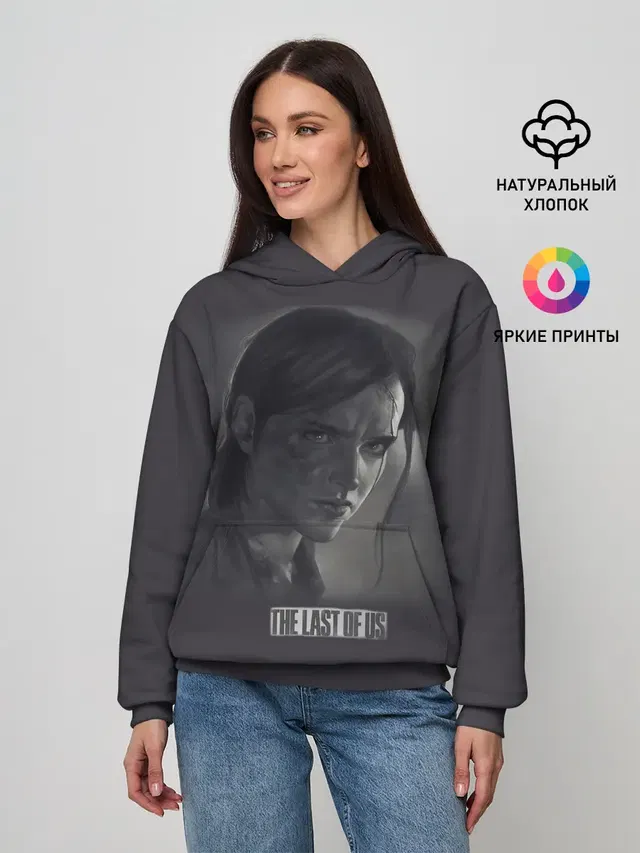 Женское худи с принтом «Portrait»