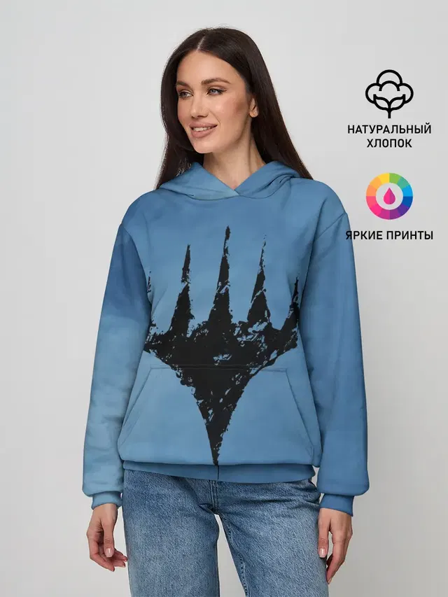 Женское худи с принтом «Magic:The Gathering»