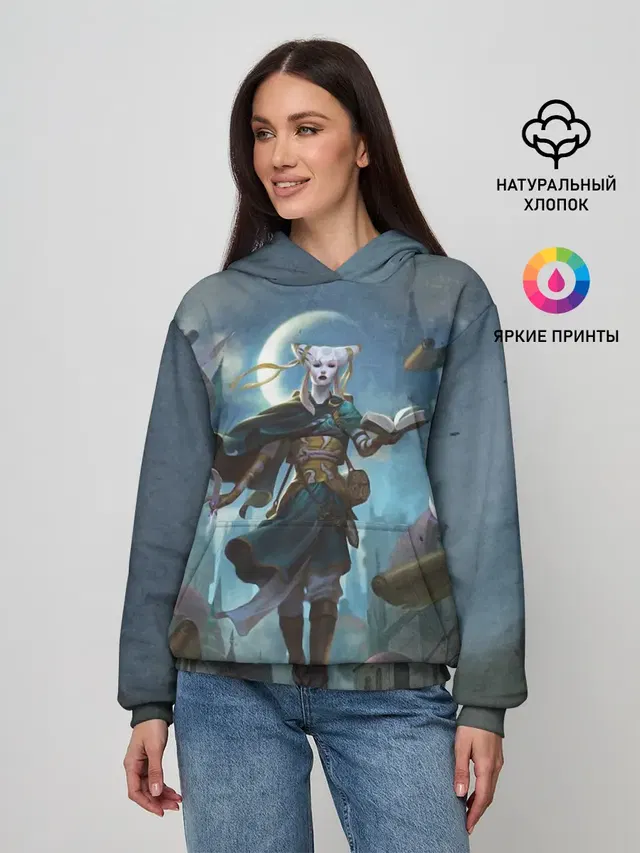 Женское худи с принтом «Magic:The Gathering — Tamiyo»