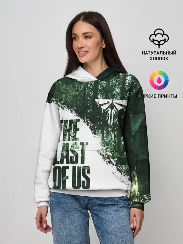 Женское худи с принтом «Forest — THE LAST OF US 2 ЦИКАДЫ»
