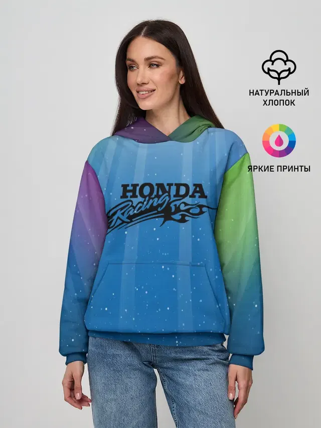 Женское худи с принтом «nonda»