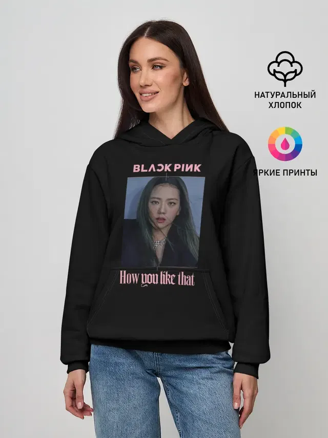 Женское худи с принтом «BlackPink — BLACKPINK - Jisoo»
