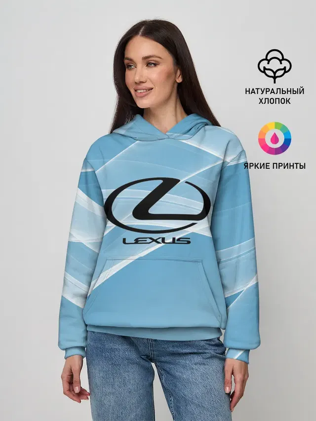 Женское худи с принтом «Lexus»