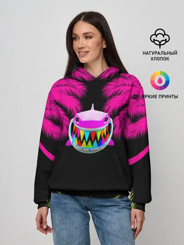 Женское худи с принтом «6IX9INE»