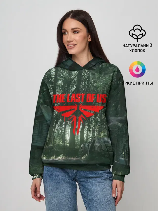 Женское худи с принтом «Post-apocalyptic — The Last of Us: Part 2»