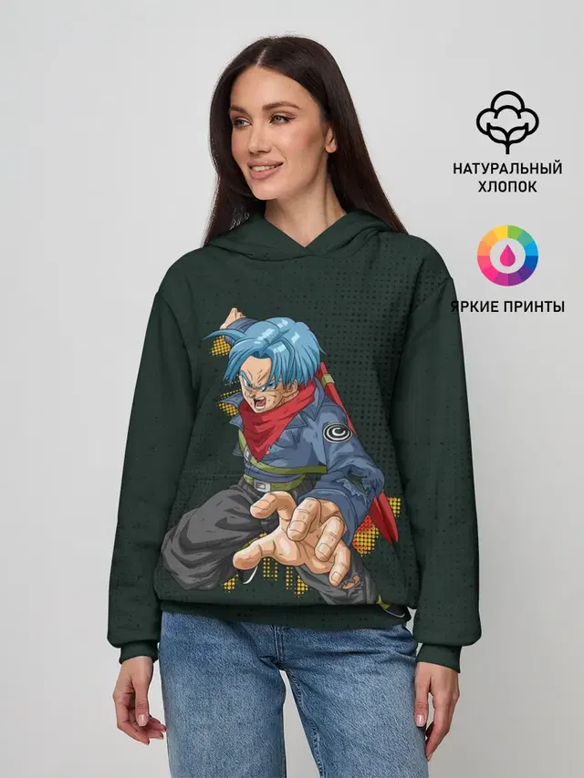 Женское худи с принтом «Dragon ball — Шар Дракона»