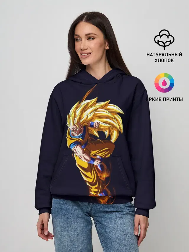 Женское худи с принтом «Dragon ball — Шар Дракона»