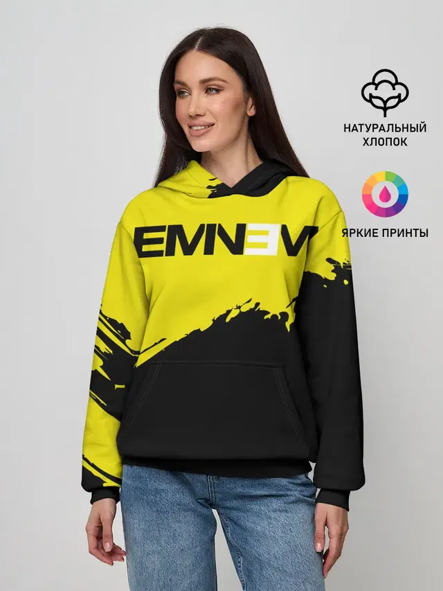 Женское худи с принтом «Eminem»