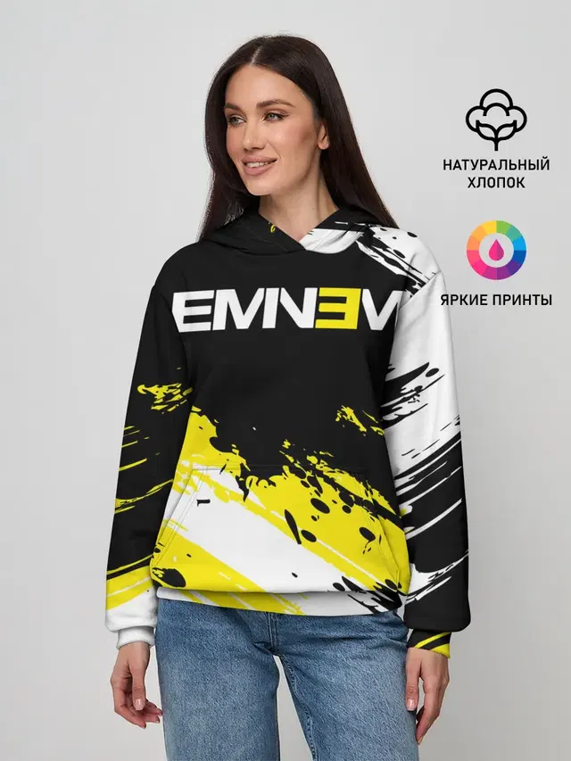 Женское худи с принтом «Eminem»