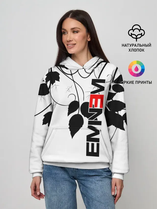 Женское худи с принтом «Eminem»
