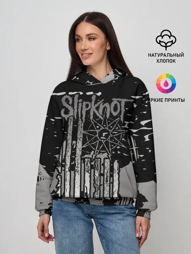 Женское худи с принтом «Nonagram»