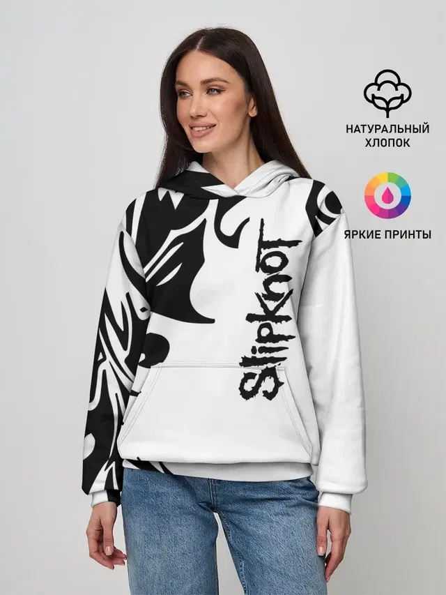Женское худи с принтом «Tribal tattoo art»