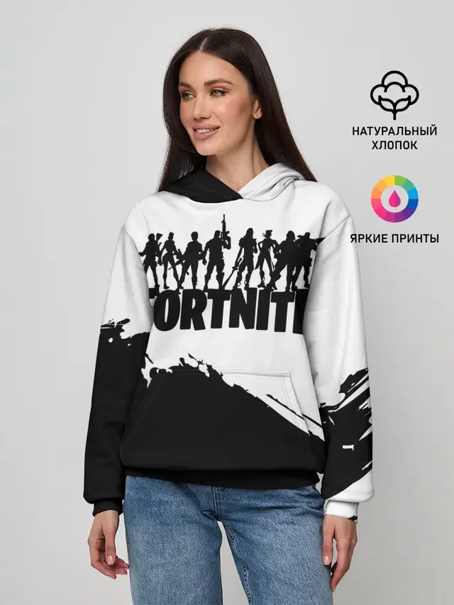 Женское худи с принтом «Фортнайт»