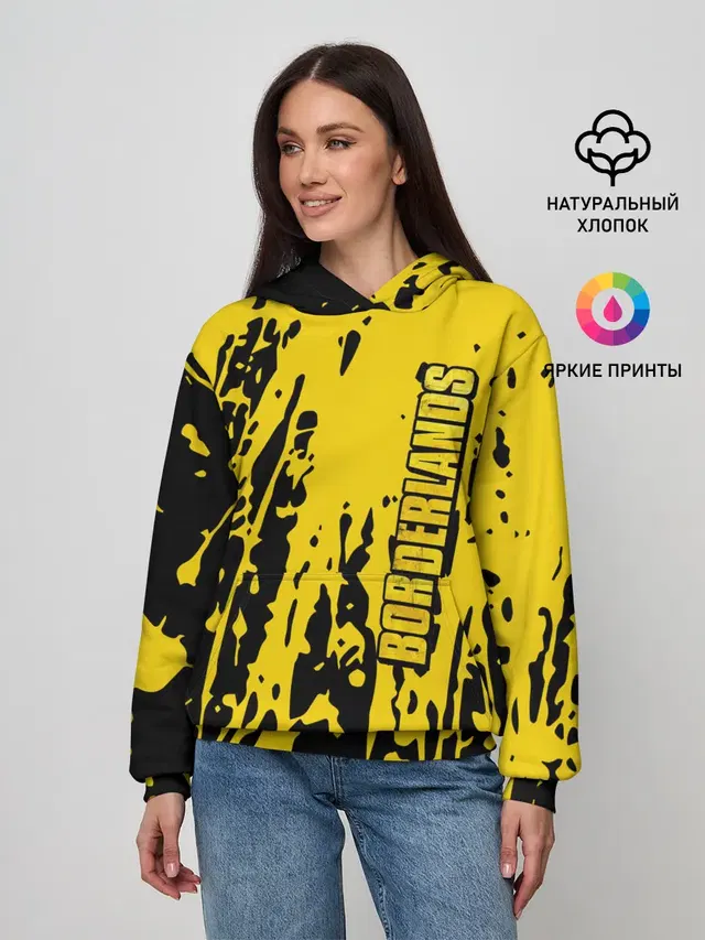 Женское худи с принтом «Borderlands»
